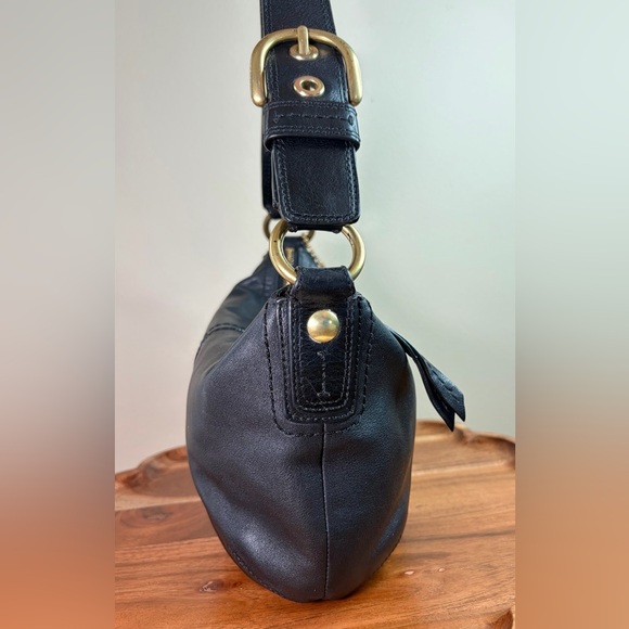 Coach Soho Small Hobo Shoulder Purse Black Leather 11837 - Picture 10 of 16